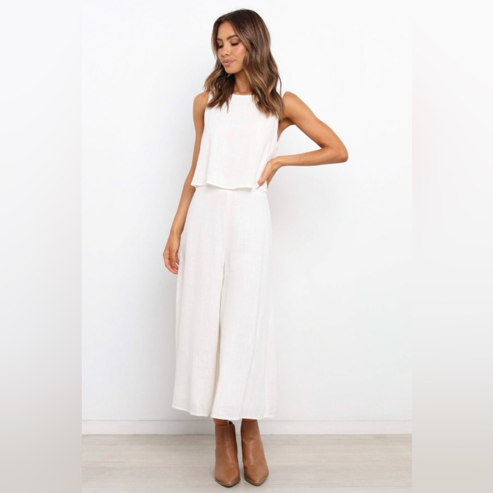 Petal and Pup - Femme Jumpsuit - White (Size 6)